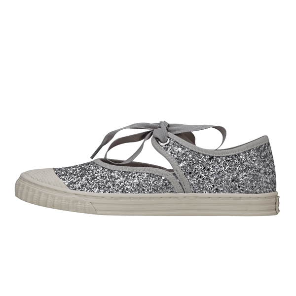 Sapatilha Bamba Glitter Estela Prata