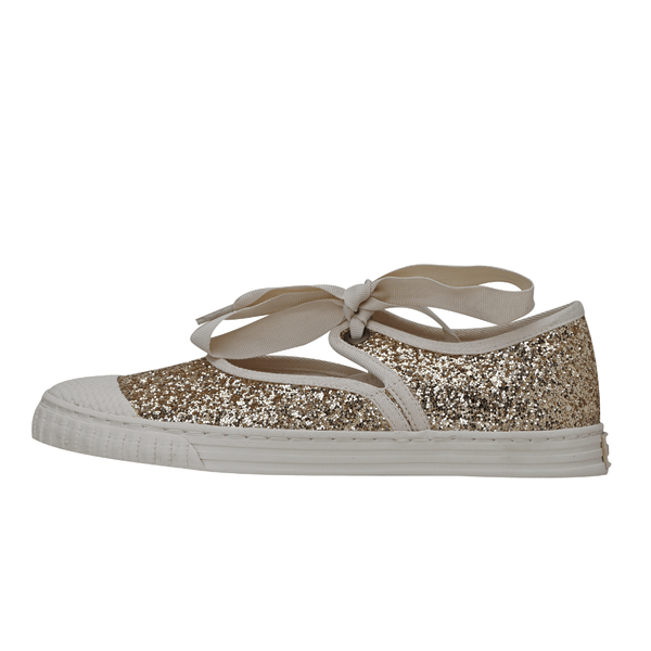 Sapatilha Bamba Glitter Estela Ouro